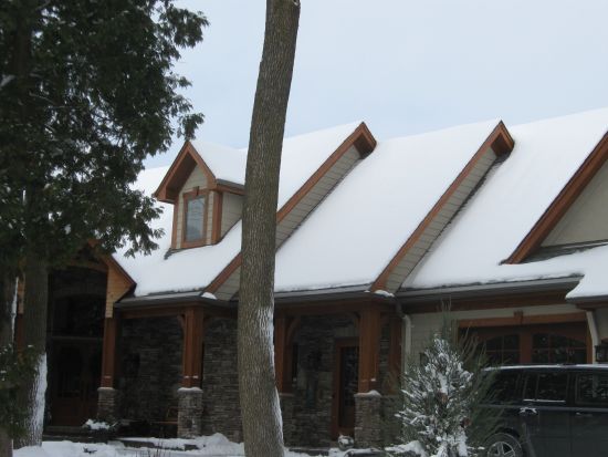 <b>Custom Home Saved</b> by Ice Dam Prevention System