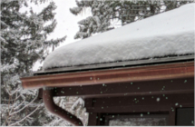 Radiant Roof Edge and heated gutter Ice Melt System