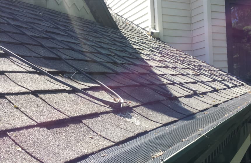 Zig Zag Roof Heat Tape not effective against ice dams